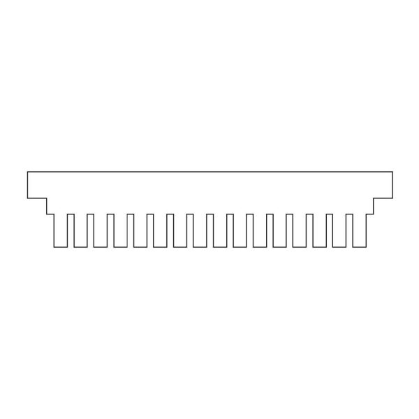 multiSUB Mini Rapide Comb, 16 sample, 1mm thick